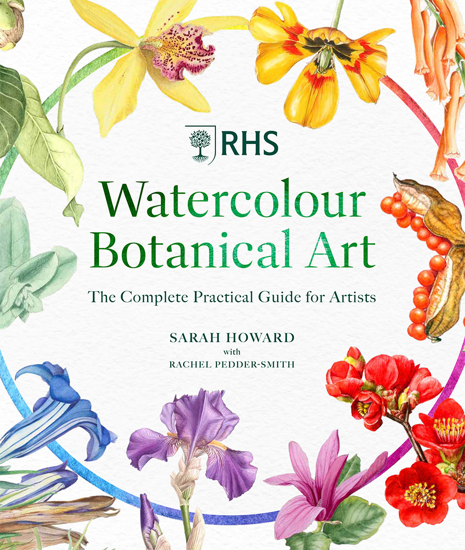 Watercolour Botanical Art - Front Cover